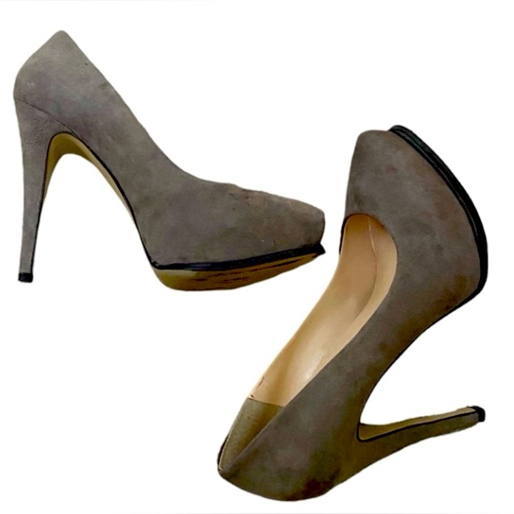 Guess High Heel Shoes Suede 8.5 Platform Stiletto Fall Office Wear Party